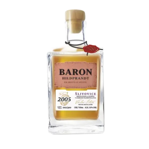 Baron Hildprandt Slivovice 2005 Limitovaná edice 50% 0,7l (8594024926702)