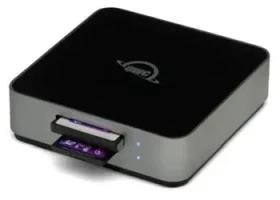 OWC Atlas Čtečka karet hliníková / externí / USB-C 3.2 Gen 2 / CFexpress, SD, SDHC, SDXC (CFF-1020-BK)