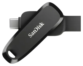 SanDisk Phone Drive 256 GB černá / Flash Disk / USB-C + USB-A / USB 3.2 Gen 1 / čtení 100 MB/s (SDDDC6-256G-G46)