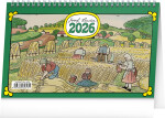 Stolní kalendář 2026 NOTIQUE - Josef Lada, 23,1 x 14,5 cm