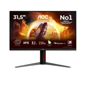 31.5" AOC U32G4U černá / Monitor / Fast IPS / 4K UHD / 160 Hz / 450 cd/m2 / 2x HDMI + DP / VESA (U32G4U)