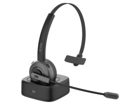 YENKEE YHP 50BT Mono černá / Bezdrátová sluchátka / mikrofon / nabíjecí stojan (8590669320950)