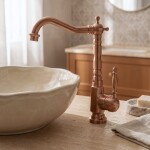 REA - Umyvadlová baterie Bona Brush Copper vysoká REA-B6528