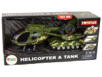 Mamido Vojenská sada tank a helikoptéra s frikčním pohonem