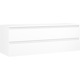 MEXEN/S - Orio koupelnová skříňka pod umyvadlo 140 cm s deskou, 2 zásuvky, bílá mat 91A10-14047-2-BFFC01