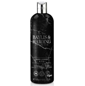 Baylis & Harding Sprchový gel Dark amber & Fig 500 ml, černá barva