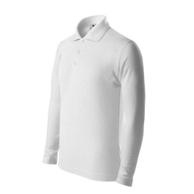Dětské tričko Pique Polo LS (bílé) 158 cm/12 let