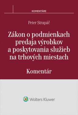 Zákon o podmienkach predaja výrobkov a poskytovania služieb na trhových miestach