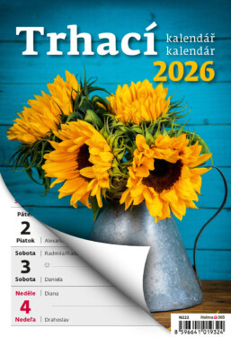Týdenní trhací kalendář 2026 Helma A5