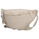 Trendy dámská koženková ledvinka Ebina, tmavě béžová