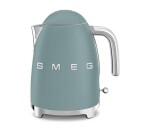 Smeg KLF03EGMEU, rychlovarná konvice, 1,7 l, (7 šálků), 2400 W, styl 50. let, smaragdově zelená