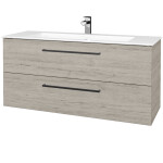 Dřevojas - Umyvadlová skříňka GIO SZZ2 120 - D05 Oregon / Úchytka T06 / D05 Oregon 406523H