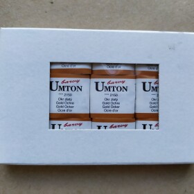 Umton Umton, mistrovské akvarelové barvy, 1/2 pánvička, 2,6 ml, 1 ks Barva Umton: 2150 Okr zlatý
