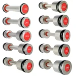 HMS PREMIUM HH08 Chromované profesionální činky 2 x 8 kg (5907695534719)