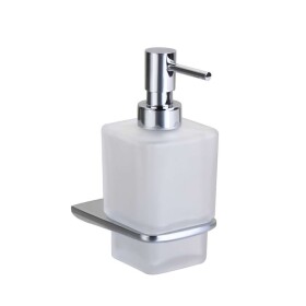 Kielle - Vega Dávkovač mýdla s držákem, matné sklo/chrom 40118000