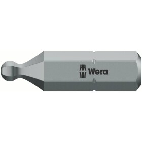 Wera 842/1 Z bit inbus 4 mm nástrojová ocel legováno, vysoce pevné D 6.3 1 ks - Bit Wera 05056354001 1/4" Imbus 4,0 x 25 mm s kuličkou 842/1 Z