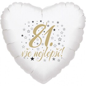 81. narozeniny balónek srdce Balonky.cz 81. narozeniny balónek srdce Balonky.cz