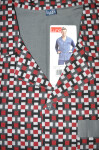 Pánské rozepínané pyžamo Luna 797 3XL-4XL modrá 3xl