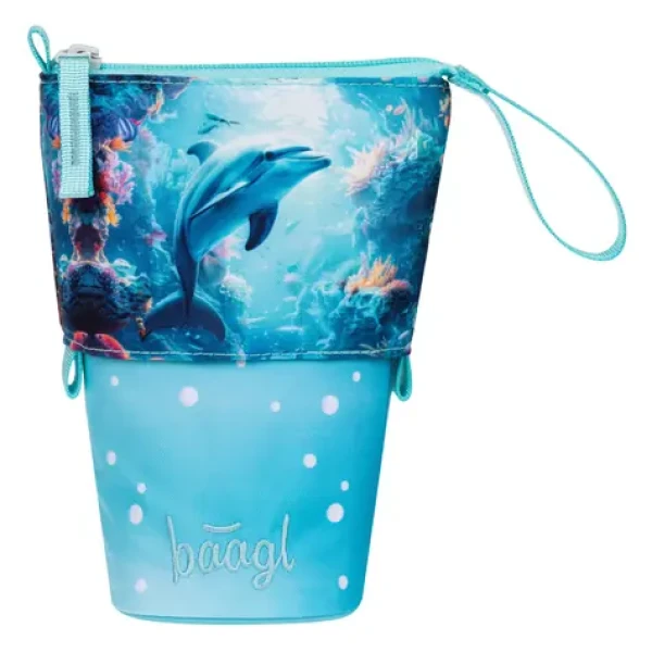 BAAGL Školní penál Pastelkovník Delfín GRS (A-35456)