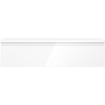 MEXEN/S - Orio koupelnová skříňka pod umyvadlo 100 cm s deskou, 1 šuplík, bílá lesk 91A10-10023-1-BFC00