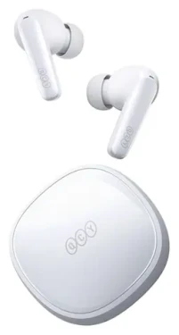 QCY T13X bílá / Bezdrátová sluchátka do uší / Bluetooth 5.3 / ENC / IPX5