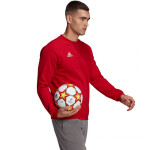 Pánská mikina Entrada 22 HB0577 červená - Adidas červená XXL