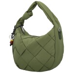 Moderní dámská textilní kabelka na rameno Haniel, zelená