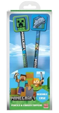 Sada tužek Minecraft s toppery 2 ks / Kreativní sada / Plastový obal / od 3 let (T10069126)
