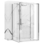 REA/S - Sprchová kabina Rapid Swing Chrome Dveře: 90 x Sprchová zástěna: 100 KPL-09120