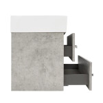 Koupelnová skříňka s umyvadlem SAT Cube Way 60x53x46 cm beton mat CUBE46602BESATCW CUBE46602BESATCW