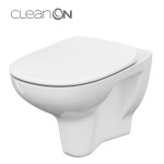 CERSANIT - SET 815 závěsná WC mísa ARTECO NEW cleanon ARTECO, sedátko polypropylen soft close S701-180