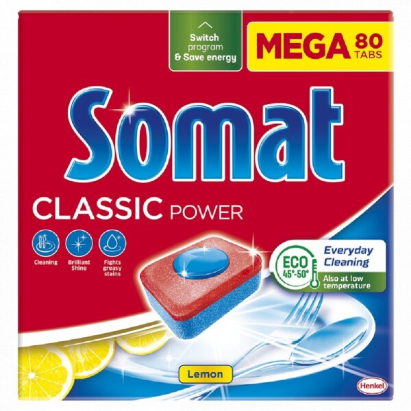 Somat Tablety do myčky Classic 80 ks Lemon