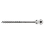 Fischer 574092 šrouby do dřevotřísky 6 mm 80 mm TX Nerezová ocel 100 ks