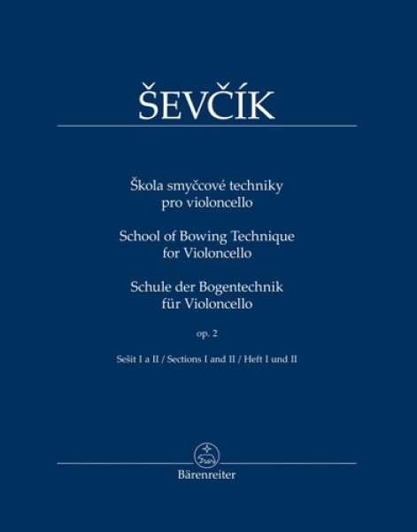 Škola smyčcové techniky pro violoncello/op. 2, sešit I a II - Otakar Ševčík