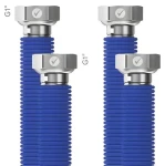 Merabell Aqua Flexi modrá / Plnoprůtočná hadice / G1"-G1" / 30-60 cm / pro domácí vodárny 1" / 2 ks (M0063)