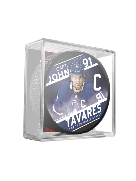 Inglasco / Sherwood Puk Toronto Maple Leafs NHL John Tavares Captain Collection