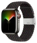 Devia Deluxe Sport 4 černá / Řemínek pro Apple Watch 44/45/46mm / Nylonový / Nastavitelný (6938595381751)