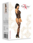 Bodystocking Esmeralda - BEAUTY NIGHT FASHION černá S/L
