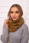 KN16 Dámský snood v hořčicové barvě UNI