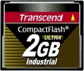 Transcend Compact Flash 2GB INDUSTRIAL TEMP / CF / 2GB / čtení: 85MBs zápis 70MBs (0760557857655)