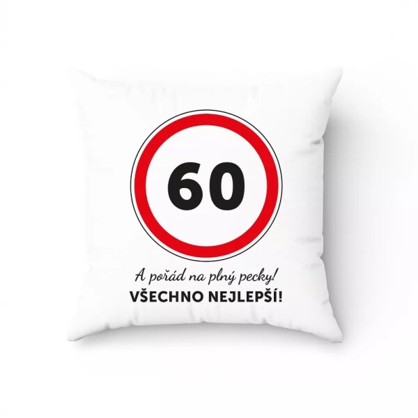 Divja.cz Polštář - Všechno nejlepší - 60