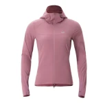 Rockbros YPW079 růžová / Dámská cyklistická bunda / s kapucí / velikost M