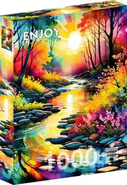 ENJOY Puzzle Jarní potok