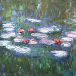 Nástěnný kalendář poznámkový 2027 Notique Claude Monet, 30 x 30 cm