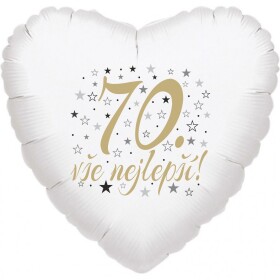 70. narozeniny balónek srdce Balonky.cz 70. narozeniny balónek srdce Balonky.cz