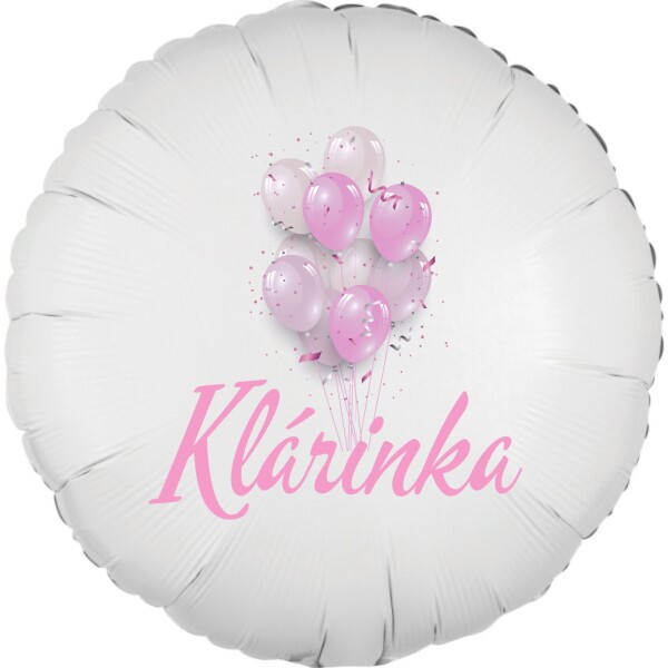 Klárinka - balónek se jménem - Balonky.cz Klárinka - balónek se jménem - Balonky.cz