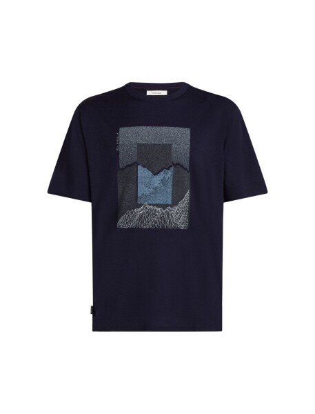 ICEBREAKER Mens Mer 150 Tech Lite SS Relax Tee Mtn Shi, Midnight Navy velikost: S