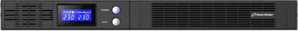 PowerWalker VI 1000 R1U / záložní zdroj UPS / 1000 VA / 600 W / 4x IEC C13 (VI 1000 R1U)