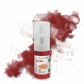Třpytky v rozprašovači Food Colours Ruby Metallic Dust (10 g)