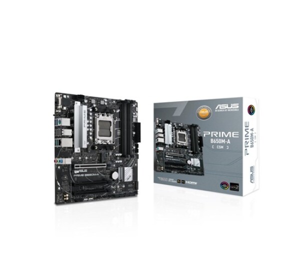 ASUS MB Sc AM5 PRIME B650M-A II-CSM, AMD B650, 4xDDR5, 1xDP, 1xHDMI, 1xVGA, mATX EDF_1887263
